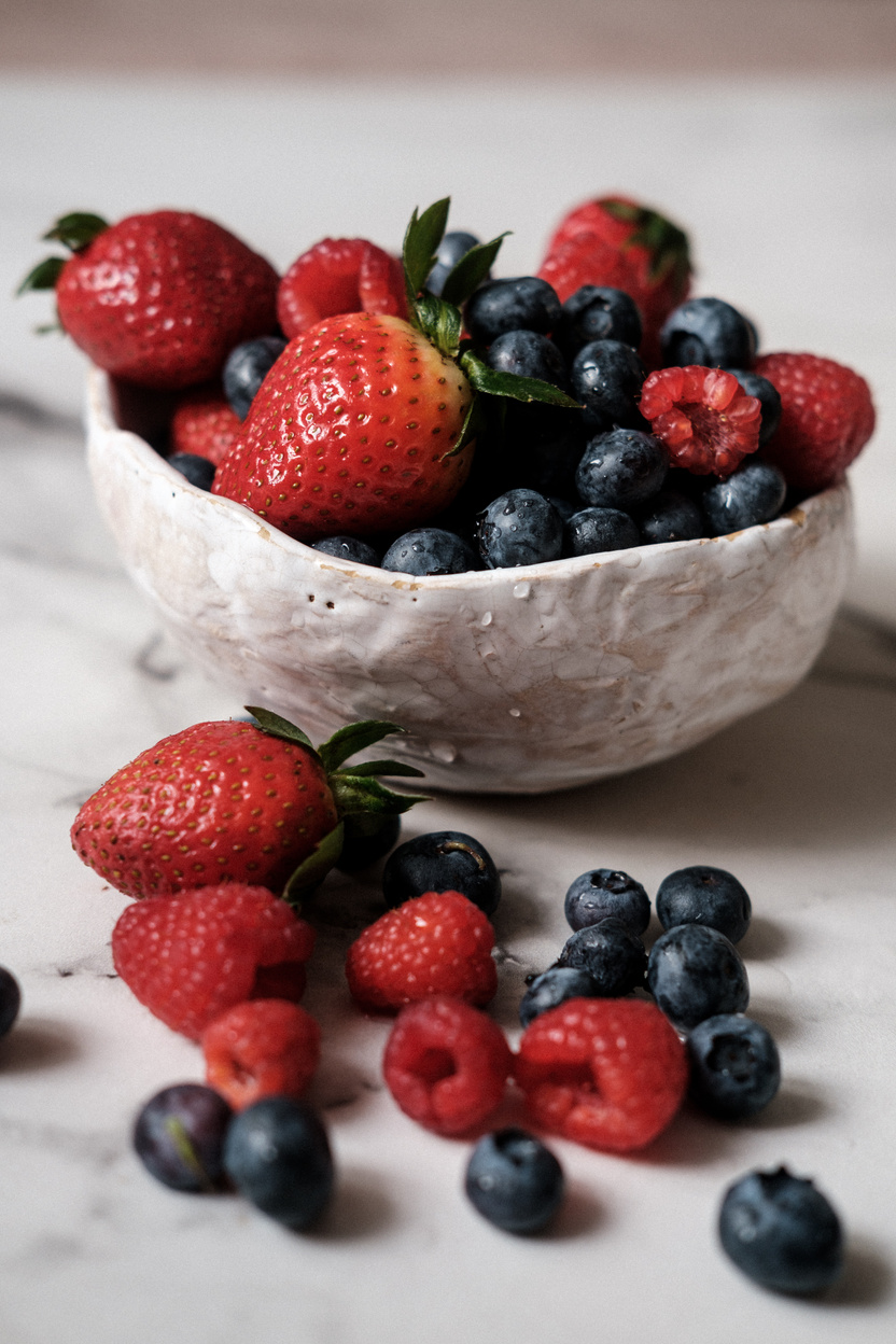 Berries in a Bowl 